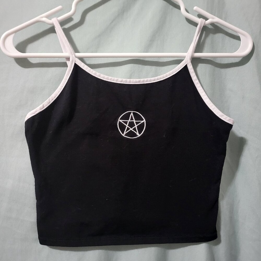 Black/White Tank Top